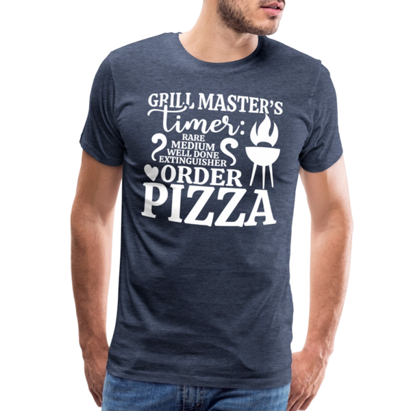 Grill Masters Timer Men's Premium T-Shirt - heather blue