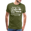 May Your Coffee Kick In Before Reality Does Men's Premium T-Shirt