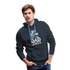 King of the Dad Jokes Men’s Premium Hoodie - navy
