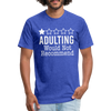 1 Star Adulting Fitted Cotton/Poly T-Shirt by Next Level