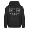 Boo the Element of Surprise Dad Jokes Halloween Men's Hoodie - charcoal grey