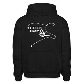 I Believe I Can Fly Fishing Gildan Heavy Blend Adult Hoodie