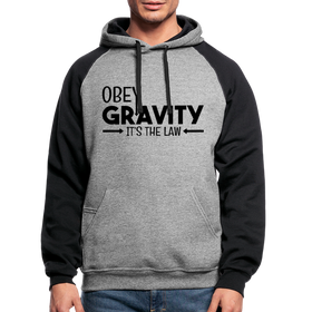 Obey Gravity It's the Law Colorblock Hoodie