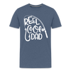 Reel Cool Dad Funny Fishing Premium T-Shirt - heather blue