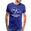 Funny Dad Jokes Venn Diagram Short-Sleeve T-Shirt - royal blue