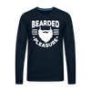 Bearded for Her Pleasure Funny Men's Premium Long Sleeve T-Shirt
