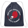 Bad Idea Dept Take a Number Cotton Drawstring Bag