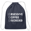 Funny Obsessive Coffee Disorder Cotton Drawstring Bag