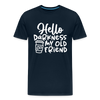 Hello Darkness Funny Coffee Men's Premium T-Shirt