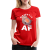 Cat Majestic AF Funny Women’s Premium T-Shirt - red