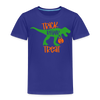 Trick Rawr Treat Dinosaur Halloween Toddler Premium T-Shirt - royal blue