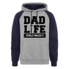 Dad Life Totally Nailed It Colorblock Hoodie