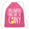 Halloween Puns are so Corny Cotton Drawstring Bag