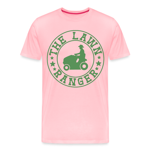 The Lawn Ranger Men's Premium T-Shirt - pink