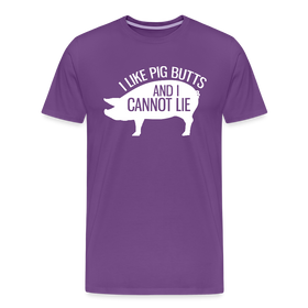 I Like Pig Butts and I Cannot Lie Funny BBQ Men's Premium T-Shirt