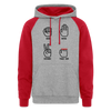Rock, Paper, Scissors, Table Saw Funny Colorblock Hoodie