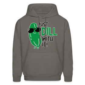 Just Dill with it! Food Pun Men's Hoodie