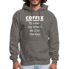 Coffee The Most Important Meal of the Day Funny Men's Hoodie