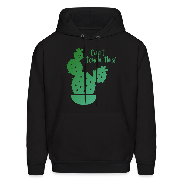 Can't Touch This! Cactus Pun Heavy Blend Adult Hoodie - black