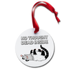 Funny Opossum No Thought Dead Inside Holiday Ornament