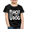 Hot Diggity Dog Funny Grilling Toddler Premium T-Shirt - charcoal grey
