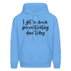 I Got So Much Procrastinating Done Today Men's Hoodie - carolina blue