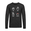 Rock, Paper, Scissors, Table Saw Funny Men's Premium Long Sleeve T-Shirt