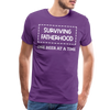 Surviving Fatherhood One Beer at a Time Men's Premium T-Shirt
