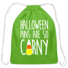 Halloween Puns are so Corny Cotton Drawstring Bag