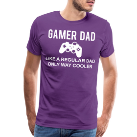 Gamer Dad Like a Regular Dad Only Way Cooler Men's Premium T-Shirt