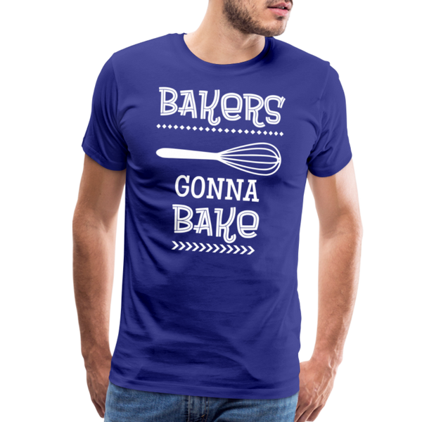 Bakers Gonna Bake Funny Cooking Men's Premium T-Shirt - royal blue