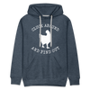 Cluck Around and Find Out Chicken Men’s Premium Hoodie - heather denim