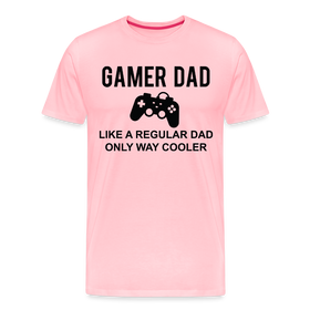 Gamer Dad Like a Regular Dad Only Way Cooler Men's Premium T-Shirt