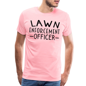 Lawn Enforcement Officer Funny Dad Joke Shirt Men's Premium T-Shirt
