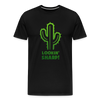Lookin' Sharp! Cactus Pun Men's Premium T-Shirt - black