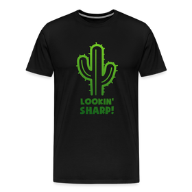 Lookin' Sharp! Cactus Pun Men's Premium T-Shirt