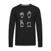 Rock, Paper, Scissors, Table Saw Funny Men's Premium Long Sleeve T-Shirt