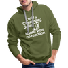 I Told a Chemistry Joke There was No Reacton Science Joke Men’s Premium Hoodie - olive green