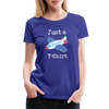 Just a Plane T-Shirt Airplane Pun Women’s Premium T-Shirt - royal blue