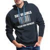 Dad of Girls Scan for Payment Men’s Premium Hoodie - navy