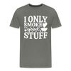 I Only Smoke the Good Stuff BBQ Men's Premium T-Shirt