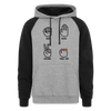Rock, Paper, Scissors, Table Saw Funny Colorblock Hoodie