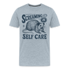 Screaming is Self Care Possum Funny Men's Premium T-Shirt