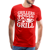 Grillers Gonna Grill BBQ Men's Premium T-Shirt - red