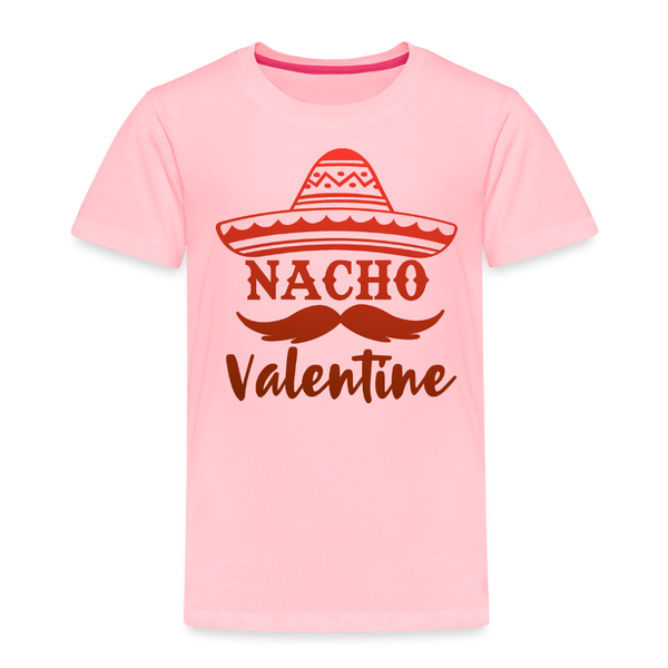 Nacho Valentine Toddler Premium T-Shirt - pink