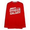 Best Grandad In The Galaxy Men's Premium Long Sleeve T-Shirt - red