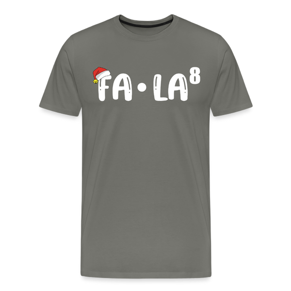 Fa-La Funny Christmas Men's Premium T-Shirt - asphalt gray