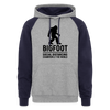 Bigfoot Social Distancing Champion of the World Colorblock Hoodie