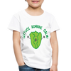 Lettuce Romaine Calm! Salad Food Pun Toddler Premium T-Shirt - white