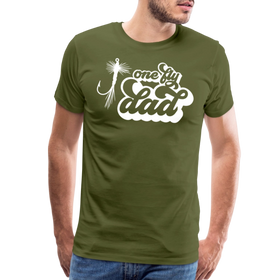 One Fly Dad Fly Fishing Men's Premium T-Shirt